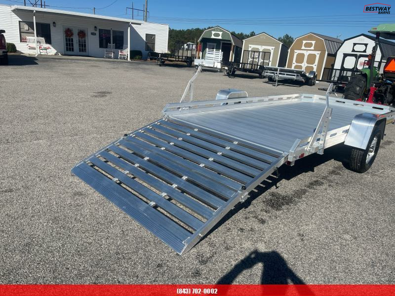 2024 Aluma 7814 BIFOLD GATE Utility Trailer Trailers Steel Buildings