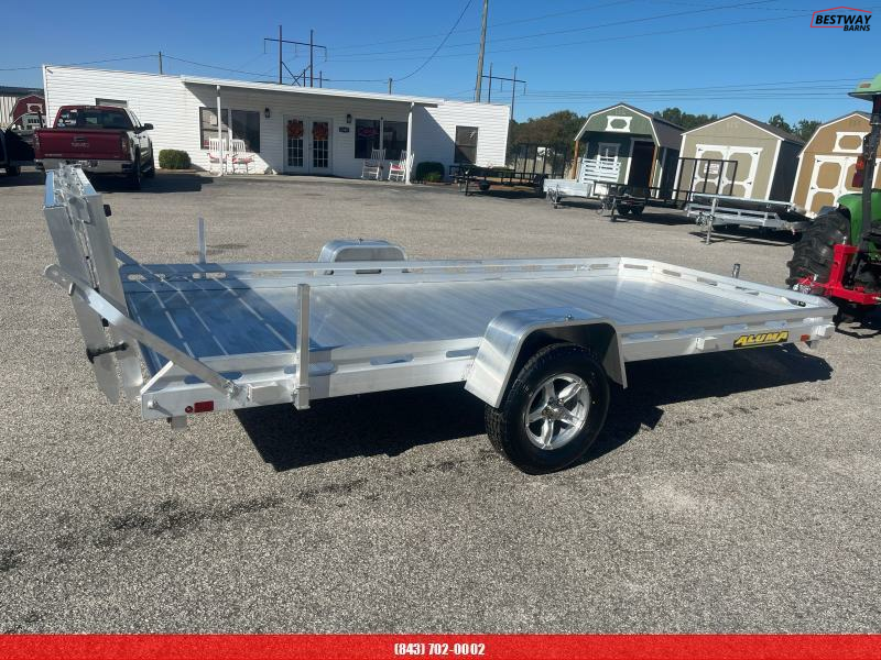 2024 Aluma 7814 BIFOLD GATE Utility Trailer Trailers Steel Buildings
