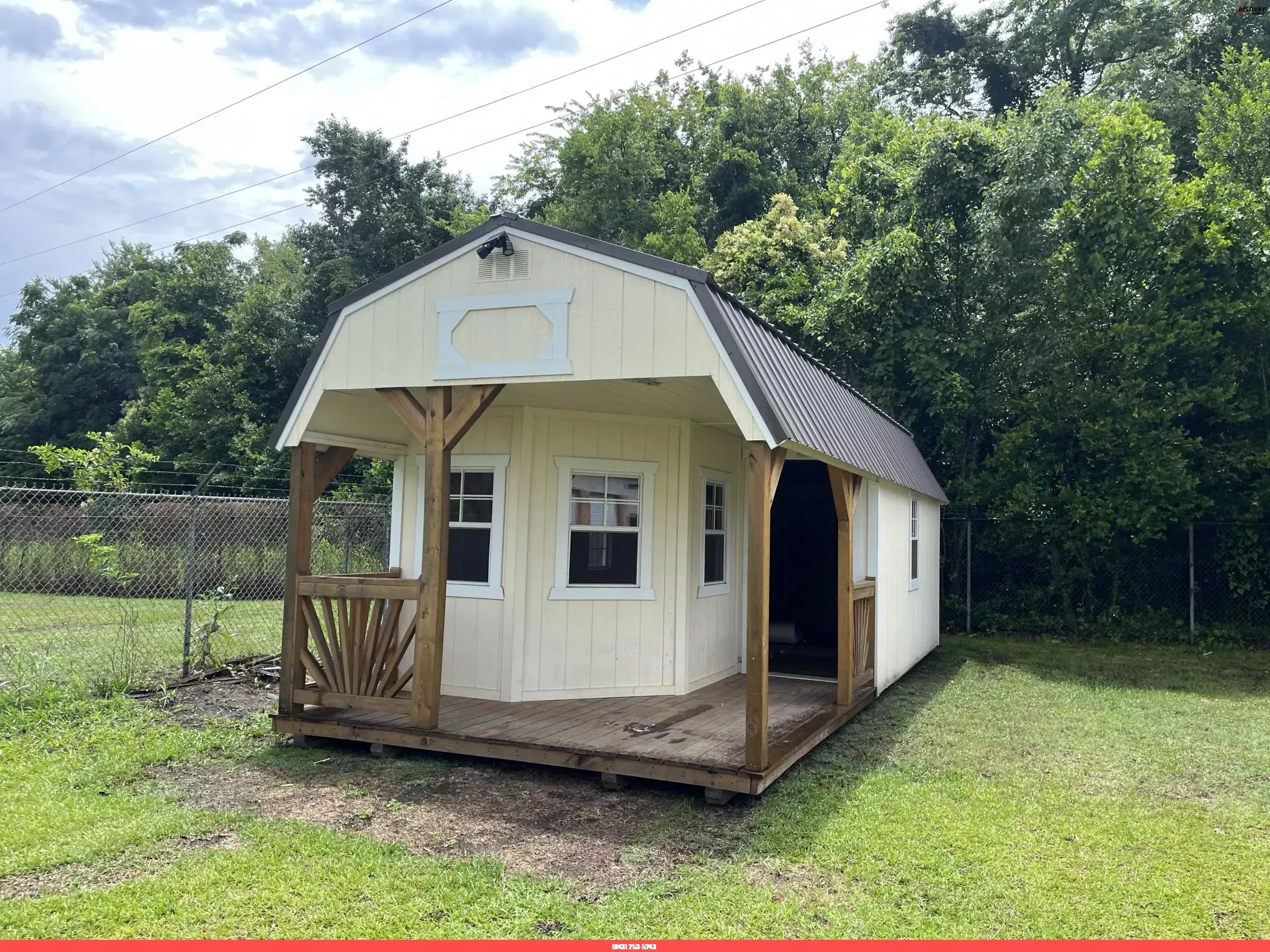 REPO 2023 Old Hickory 12x28 Deluxe Playhouse Barn REPO 2023 Old Hickory 12x28 Deluxe Playhouse Barn 1749842031