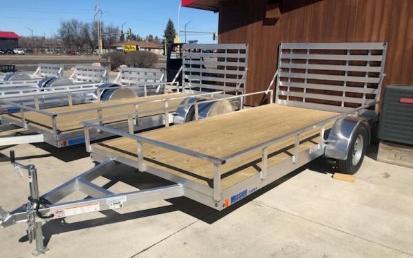 2022 Mission Aluminum Utility Trailer 80X10 SA w/full Ramp 2022 Mission Aluminum Utility Trailer 80X10 SA w/full Ramp
