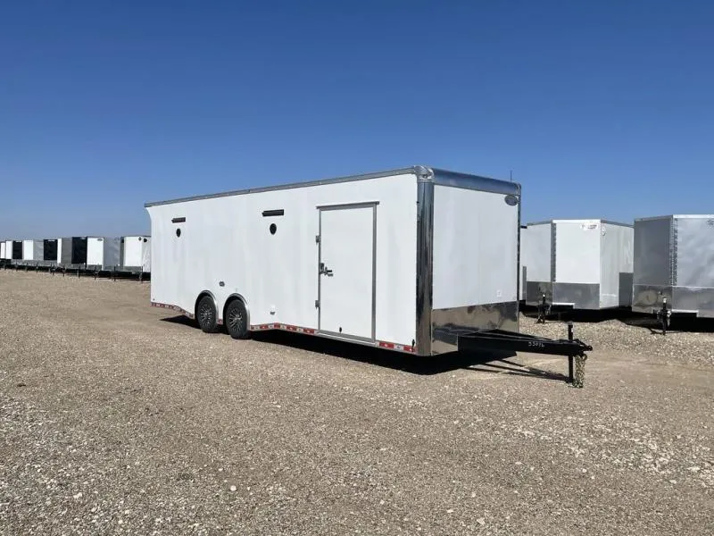  Continental Cargo 8.5X28 - 7Ft 4In Tall - Race Trailer - Cabinets -  