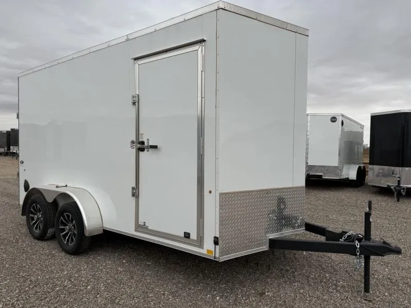  Look 7X14 - 7Ft Tall - Screwless Side - Aluminum Wheels 