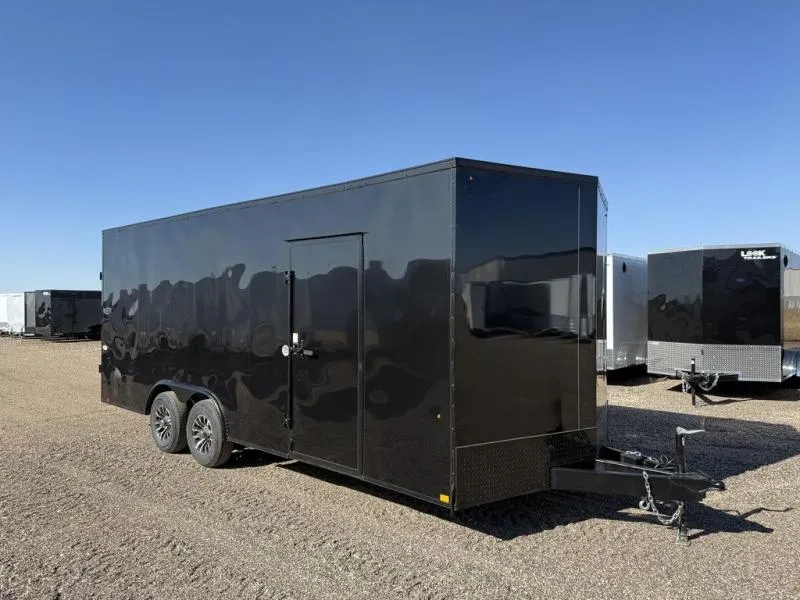  Look 8.5X20 - 7Ft Tall - 5.2K Axles - Blacked Out - Alu 