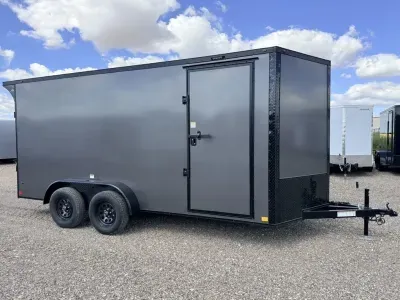  Sawyer 7X16- 7Ft Tall - Loaded! - Screwless - Spoiler - Reverse Lights & More! 