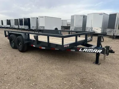Lamar 83X16 Extreme Duty (14K) Utility Trailer - 6” Fram