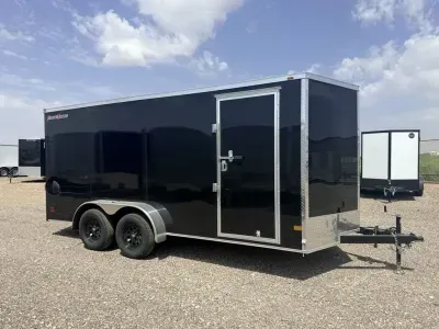  Wells Cargo 7X16 - 6.5Ft Tall - .080 Screwless Side - D Rings - Ramp Extension & More! 