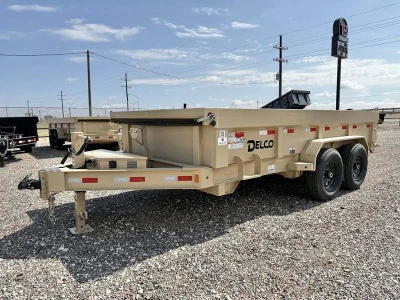  Delco 83X14 (14K) HD Dump - 8" I-Beam Frame - Spreader G 