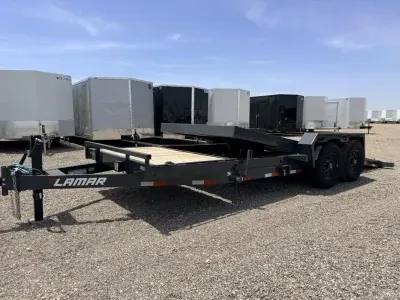  Lamar 83X20 (14K) Tilt Deck Trailer - (6) Weld-On D Rings 