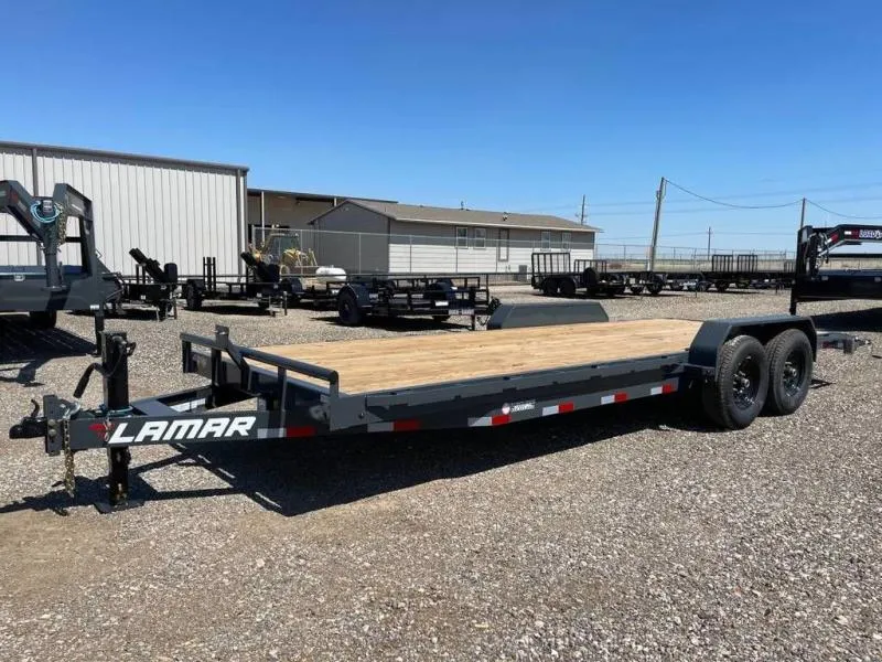  Lamar 83X20 Heavy Duty (14K) Wood Floor Equipment Hauler 