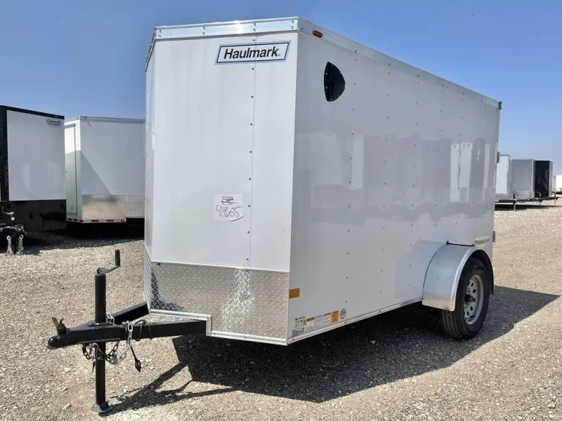  Haulmark 5X10 Enclosed Cargo Trailer - 5.5Ft Tall - Ramp Do 