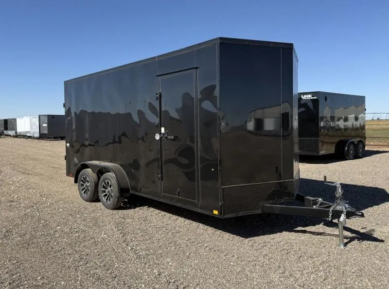  Look 7X16 - 7Ft Tall - Screwless - Blacked Out - Alumin 