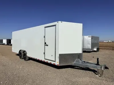  Celltech 8.5X24X7 Professional Grade All-Steel Cargo Trailer - E Track - Galvanized 