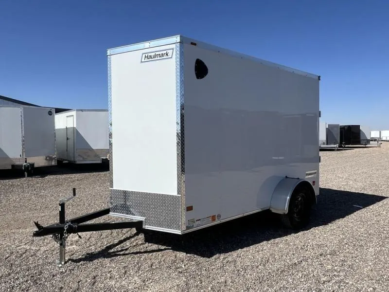  Haulmark 6X10 - 6.5Ft Tall - .080 Side Panels - D Rings - T 