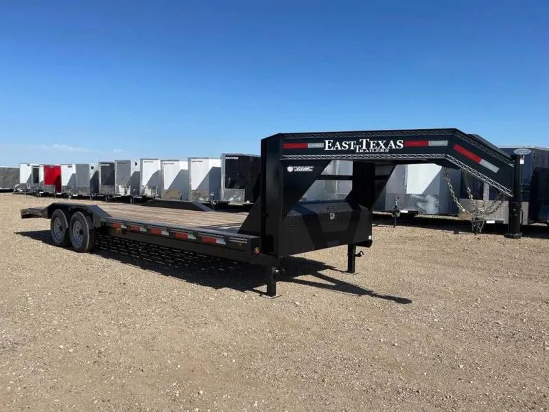  East Texas Trailers 102X26 (14K) Gooseneck W/ Driver Over Fenders 