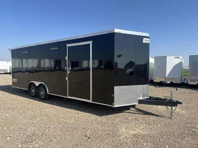  Haulmark 8.5X24 Enclosed Car / Race Trailer - Cabinets - El 