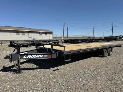  Lamar 102X24 (14K) Deck-Over - 8" I-Beam Frame - Tool Tray 
