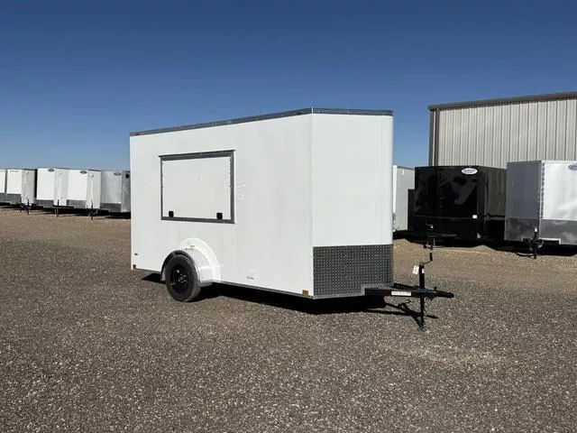  Stallion 6X12 - 7Ft Tall - 30AMP Electric Package - 3X5 Con 