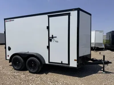 Wells Cargo 6X12 - 6.5ft Tall - .080 Screwless Aluminum Sides - Tube Walls - D-Rings