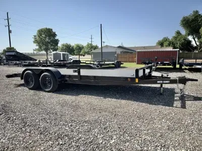  Buck Dandy 83X18 Steel-Floor Car Hauler - 5” Channel Frame -  