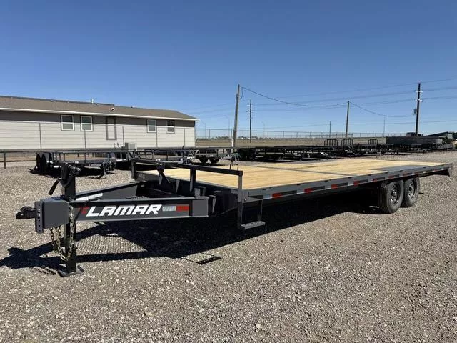 Lamar 102X24 (14K) Deck-Over - 8" I-Beam Frame - Tool Tr