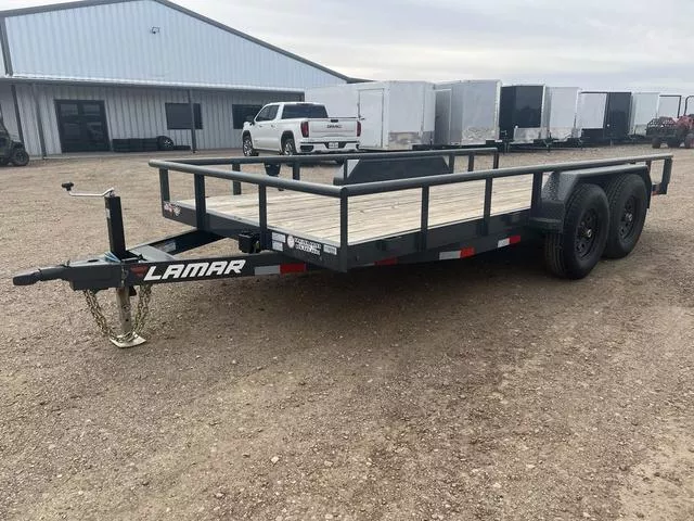  Lamar 83X16 (10K) Utility Trailer - 5" Frame - 16? Tires 