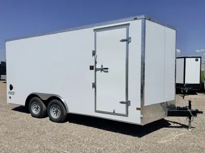 Haulmark 8.5X16 - 7Ft Tall - .080 Semi-Screwed Exterior - Rope Rings On Walls!