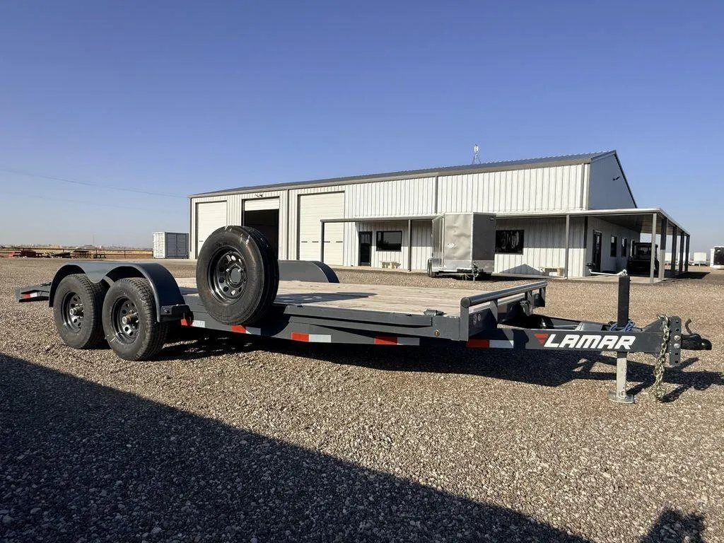 Lamar 83X18 - (10K) Car Hauler - Spare Tire Included -DR in