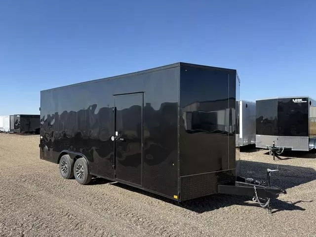  Look 8.5X20 - 7Ft Tall - 5.2K Axles - Blacked Out - Alu 