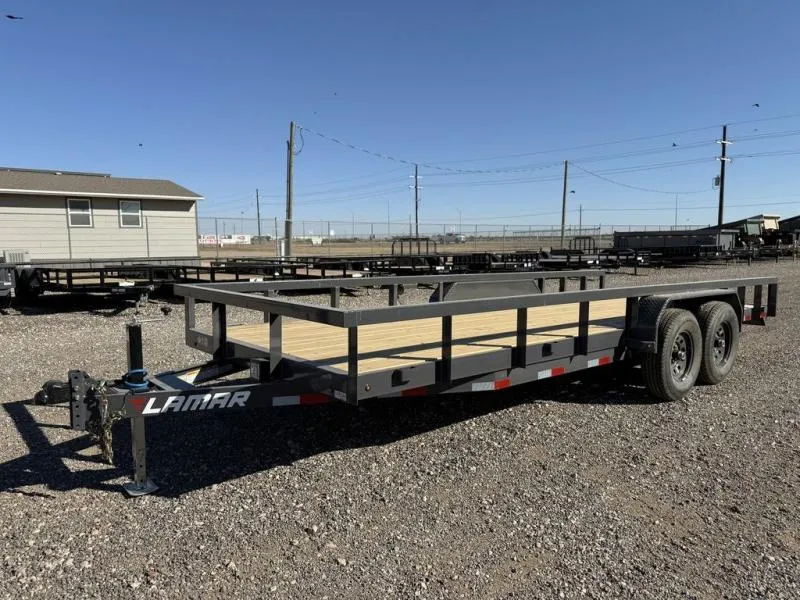  Lamar 83X20 (10K) Utility Trailer - 5" Frame - 3" Square 