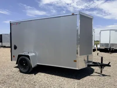  Wells Cargo 5X10 - 5.5Ft Tall - .080 Exterior - All Tube Frame - Ramp Door - Rope Rings 