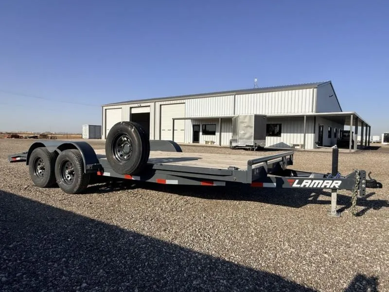 Lamar 83X18 - (10K) Car Hauler - Spare Tire Included -DR 