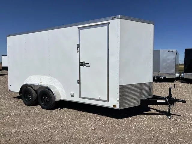  Stallion 7X16X7 - 30AMP Electric Package - 6" I-Beam Frame  