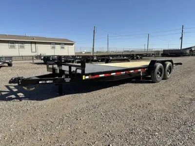  Buck Dandy 83X22 (14K) Heavy Duty Tilt Trailer - 6ft Stationary Front - 16ft Tilt Bed 