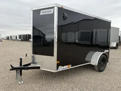  Haulmark 5X10 - 5.5ft Tall - .080 Exterior - All Tube Frame - Ramp Door - Rope Rings 