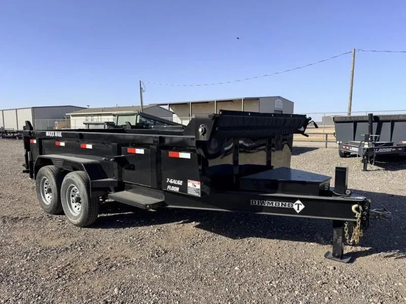  Diamond T 83X14 (14K) Low Profile Dump Trailer - 7 Gauge Flo 