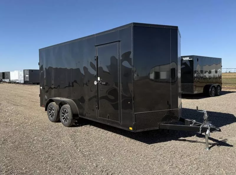  Look 7X16 - 7Ft Tall - Screwless - Blacked Out - Alumin 