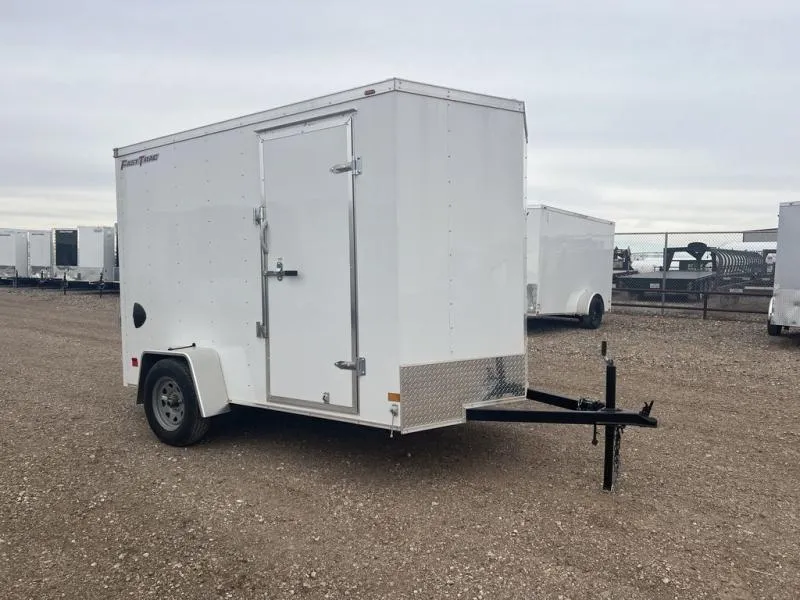  Wells Cargo 6X10 - 6.5Ft Tall - Rope Rings On Walls - Ramp Ext 