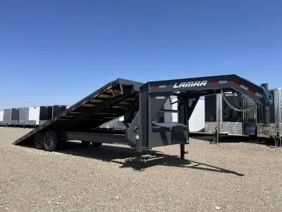  Lamar 102X26 Full Powered Tilt Trailer - 8K Axles - 17.5” Tires - Winch Plate 