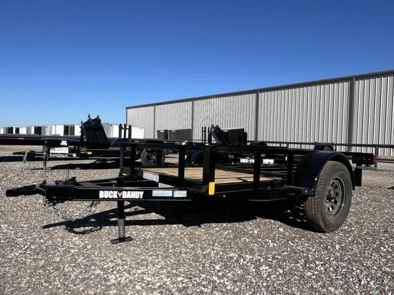  Buck Dandy 5X8 Utility Trailer - 4" Wrapped Tongue - 4Ft Spri 