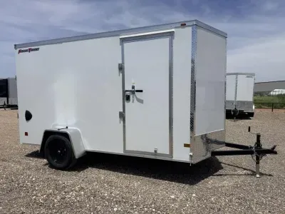  Wells Cargo  6X12 - 6.5Ft Tall - .080 Screwless Sides - D Rings - Tube Frame & More! 