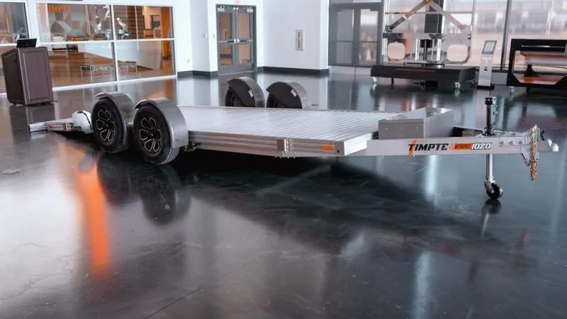  Timpte 1020 EZ Load Drop-Deck Aluminum Car Trailer - 4? L 