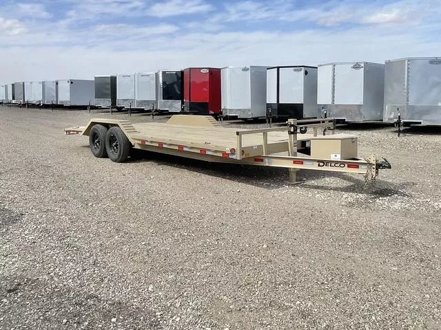 Delco 102X22 (12K) Car/ Equipment Trailer - 6K Axles, To