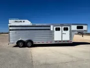 2026 Platinum Coach 4 Horse Stock Combo Trailer with Dressing Room & Mid Tack