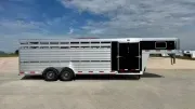2026 Exiss Trailers 24' Livestock Trailer with Side Ramp