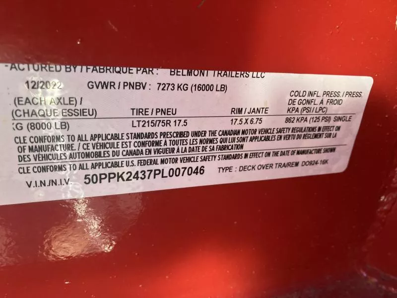 used Equipment / Flatbed Trailers Belmont  for sale, in Warren, OH Thumbnail 9