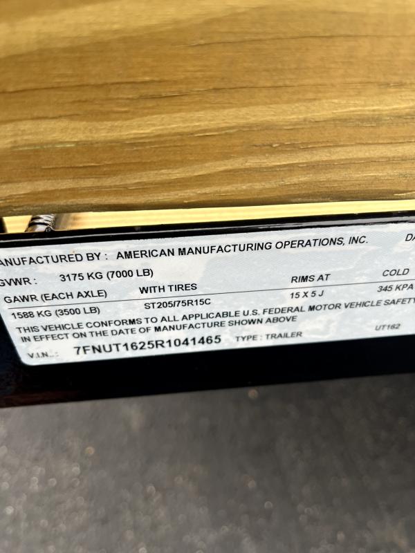 new Utility Trailers AMO  for sale, in Warren, OH Thumbnail 6