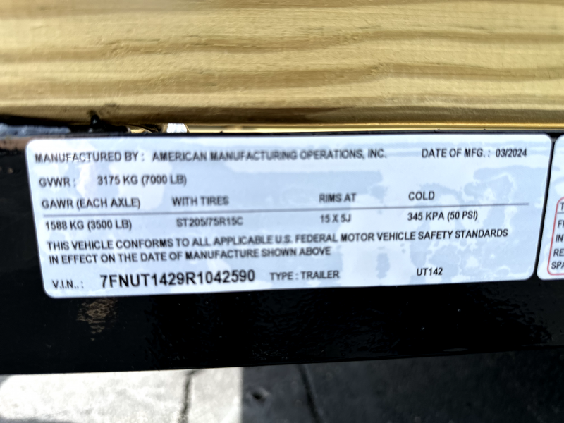 new Utility Trailers AMO  for sale, in Warren, OH Thumbnail 7