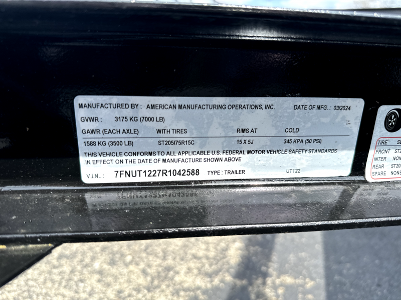 new Utility Trailers AMO  for sale, in Warren, OH Thumbnail 5