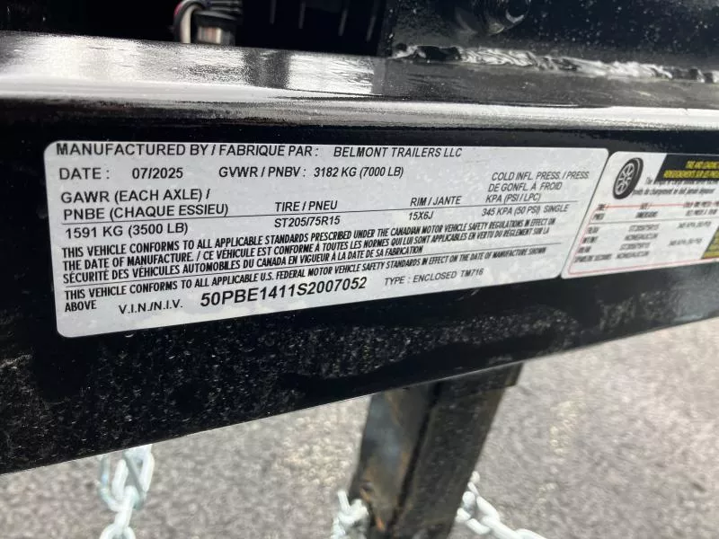 new Cargo (Enclosed) Trailers Belmont  for sale, in Warren, OH Thumbnail 18