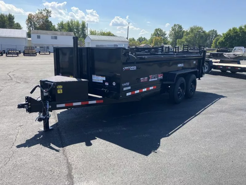 2026 Watchdog 7' x 16' Dump Trailer (16k GVWR) 